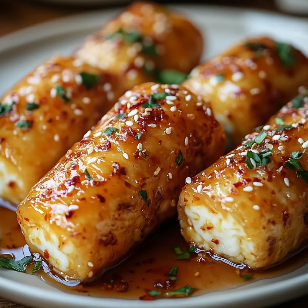 Oven Fried Feta Rolls with Chili Honey: An Incredible Ultimate Recipe