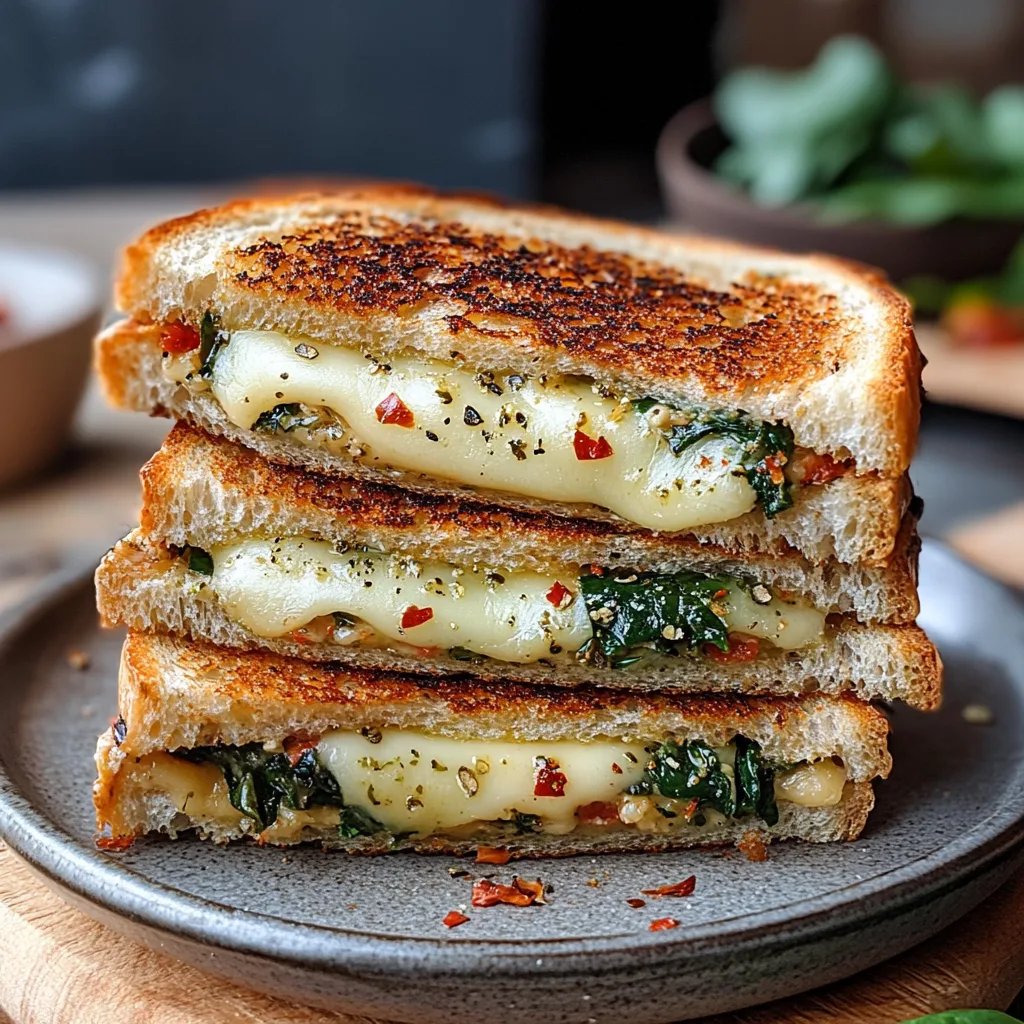 Feta Grilled Cheese Sandwich with Spinach: The Ultimate Amazing Recipe