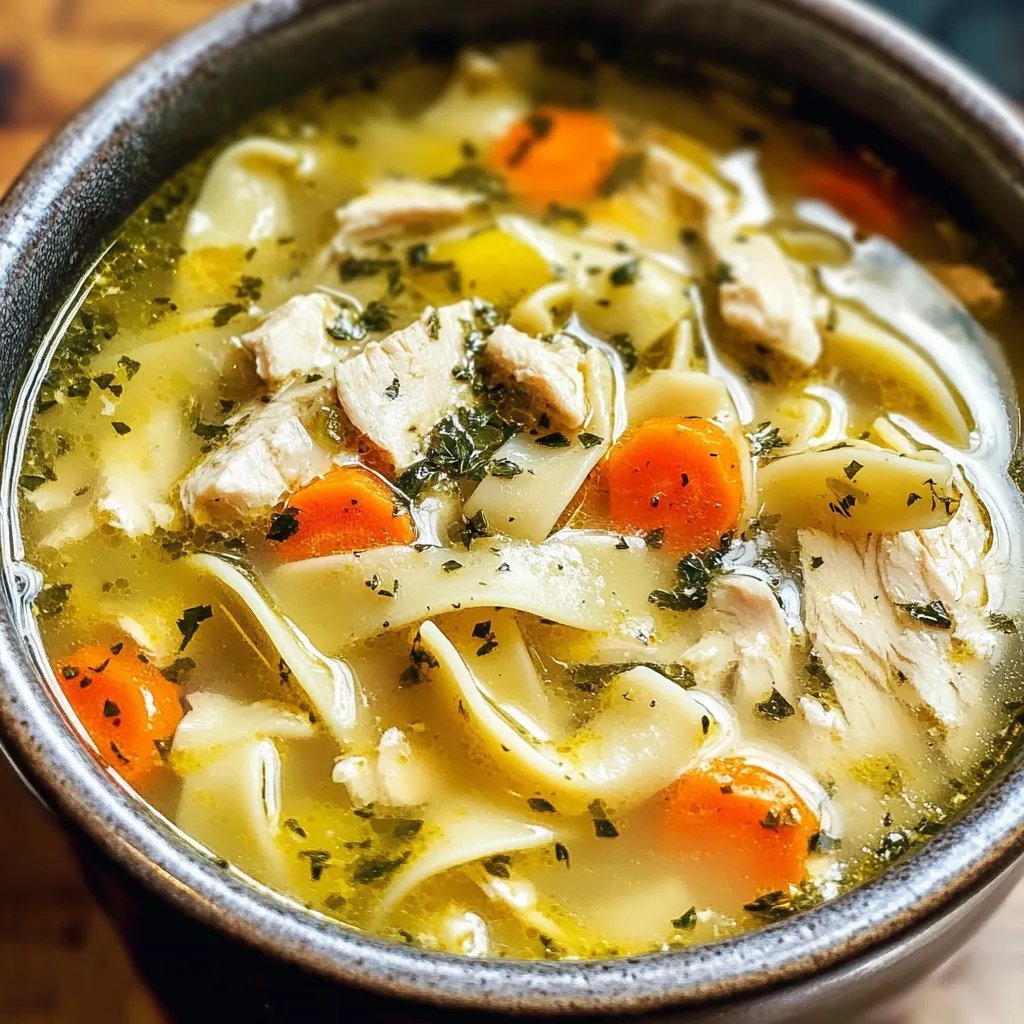 Literally the Best Chicken Noodle Soup