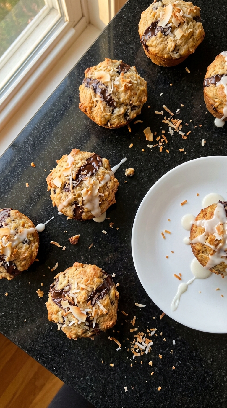 Almond Joy Muffins with Coconut