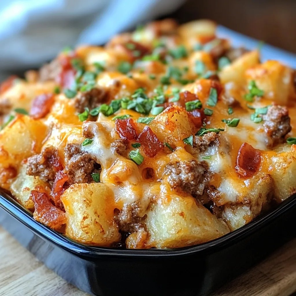 Cheeseburger Tater Tot Casserole: An Amazing Ultimate Recipe