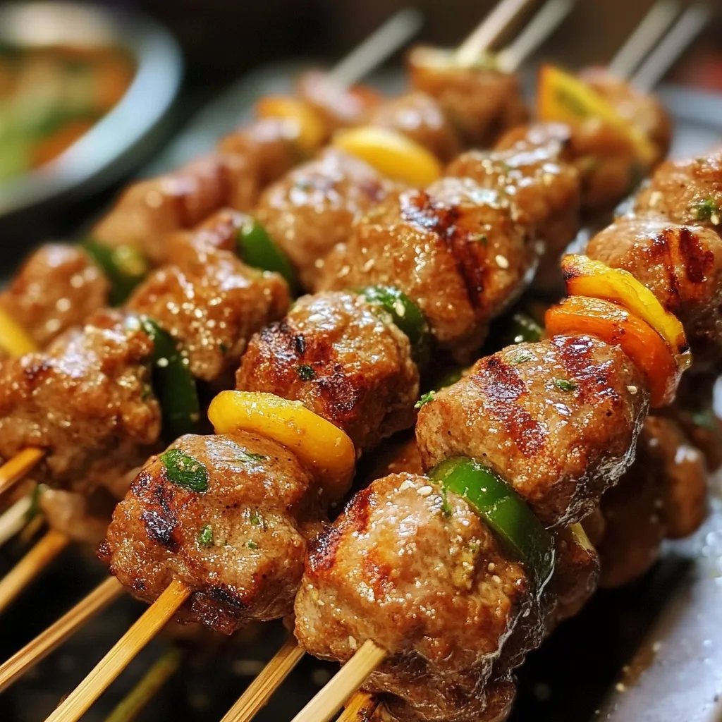 Turkey Kebab Skewers