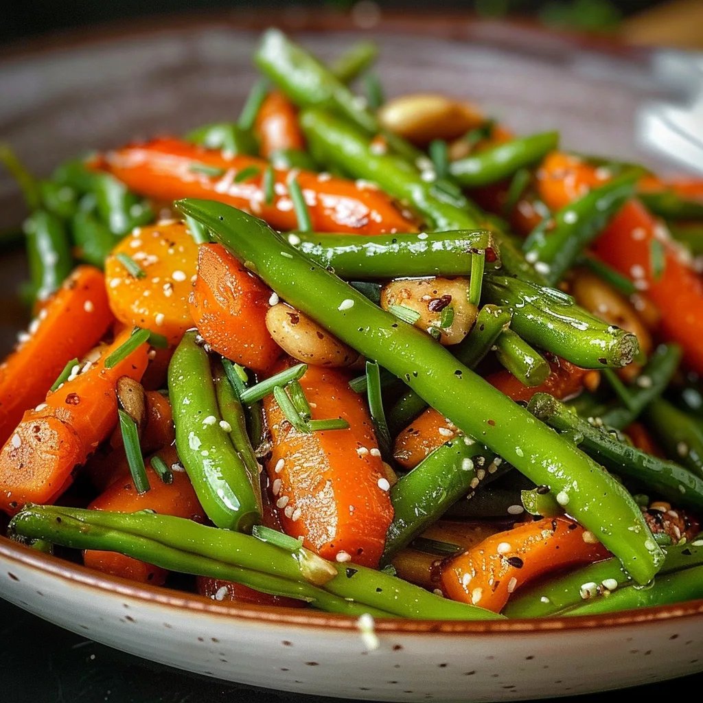 Honey Glazed Carrots & Green Beans