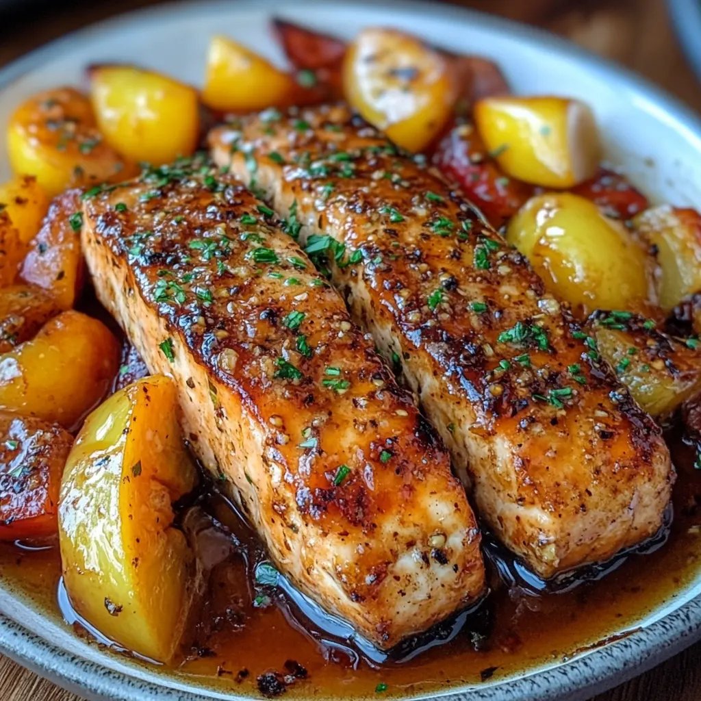 Bourbon Peach Roasted Salmon: An Incredible Ultimate Recipe