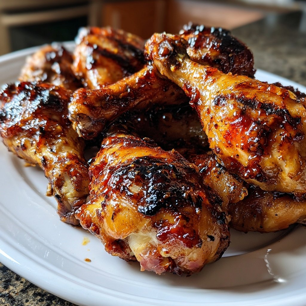 Honey Soy Chicken Drumsticks with Rice