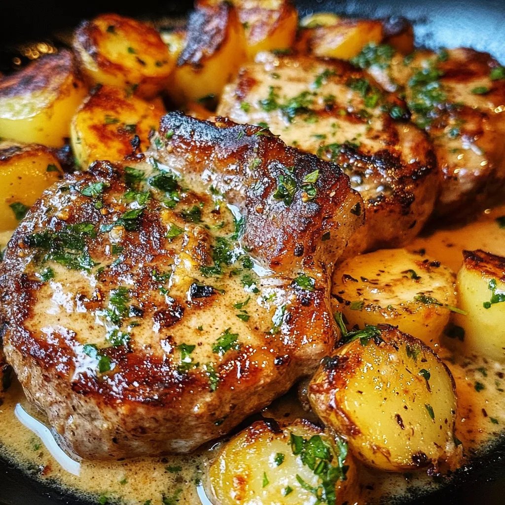 One-Pan Creamy Ranch Pork Chops & Potatoes: An Amazing Ultimate Recipe