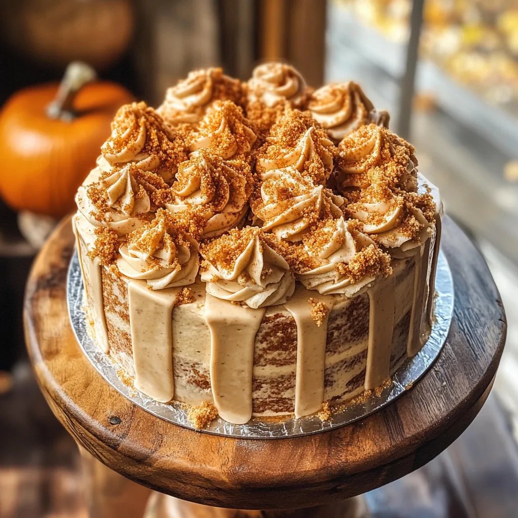 Pumpkin Spice Latte Cake