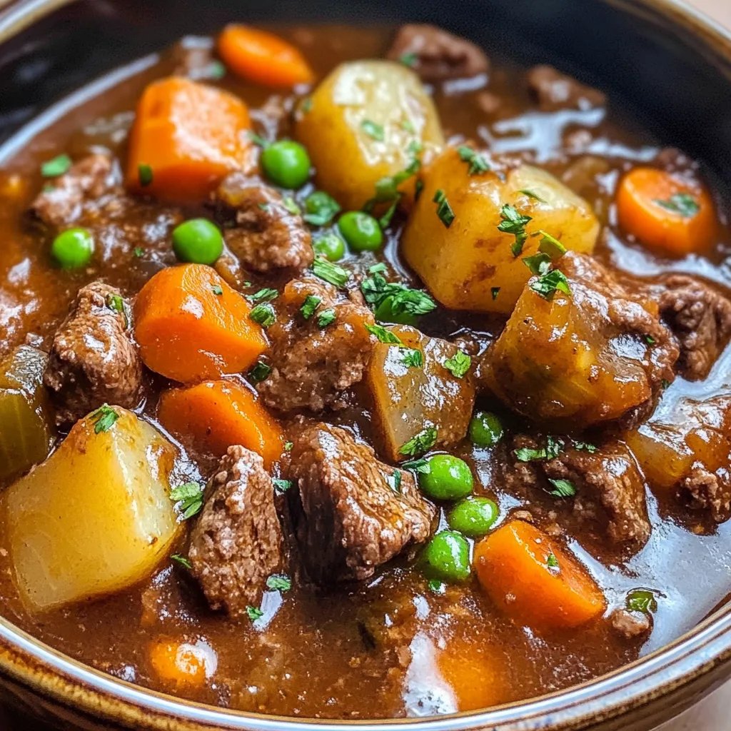 Comforting Crockpot Beef Stew