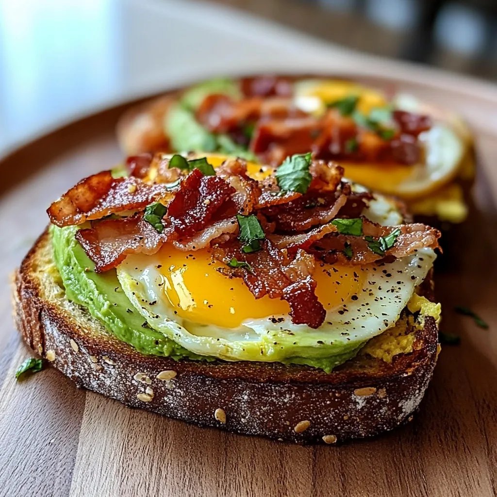 Bacon, Egg, and Avocado Toast: The Ultimate Amazing Recipe