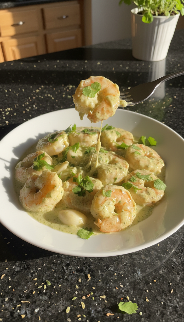 Cilantro Garlic Aioli Shrimp