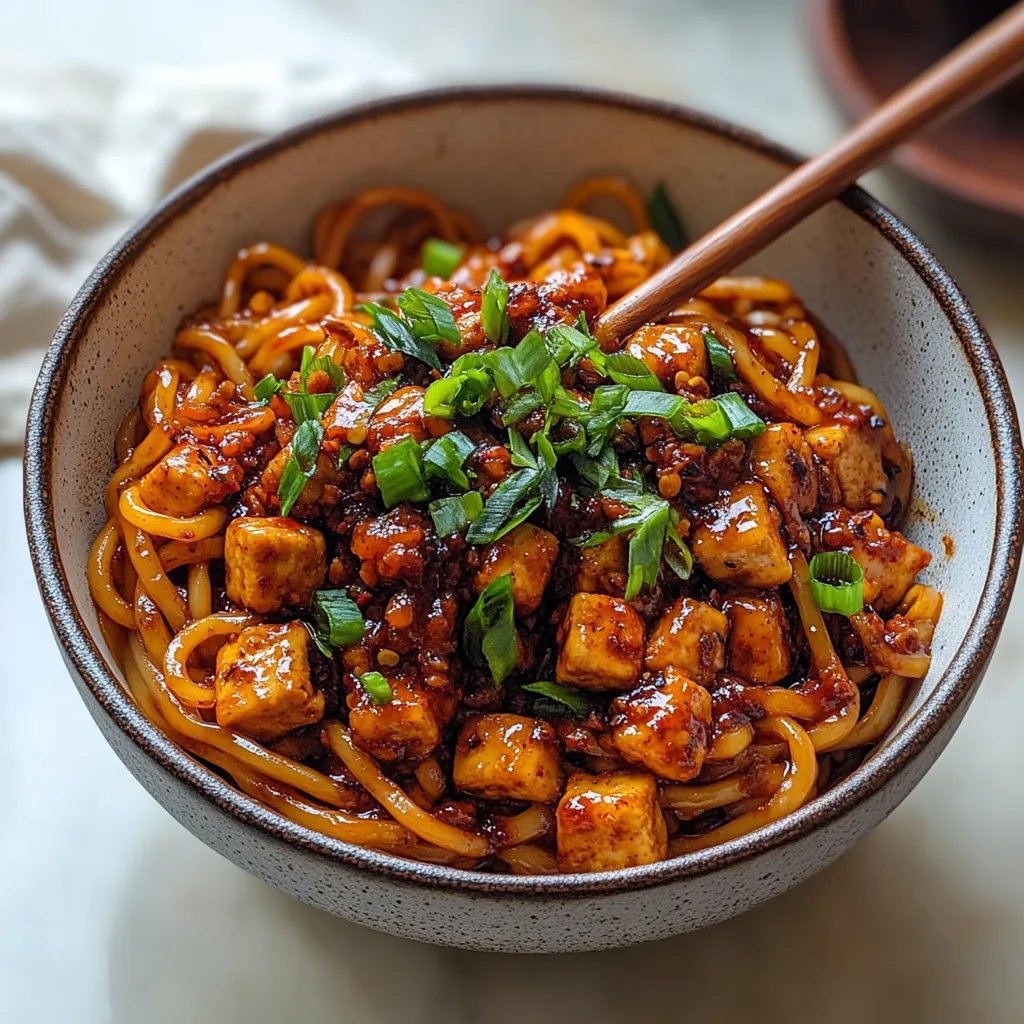 15 Minute Chilli Tofu Noodles: An Incredible Ultimate Recipe