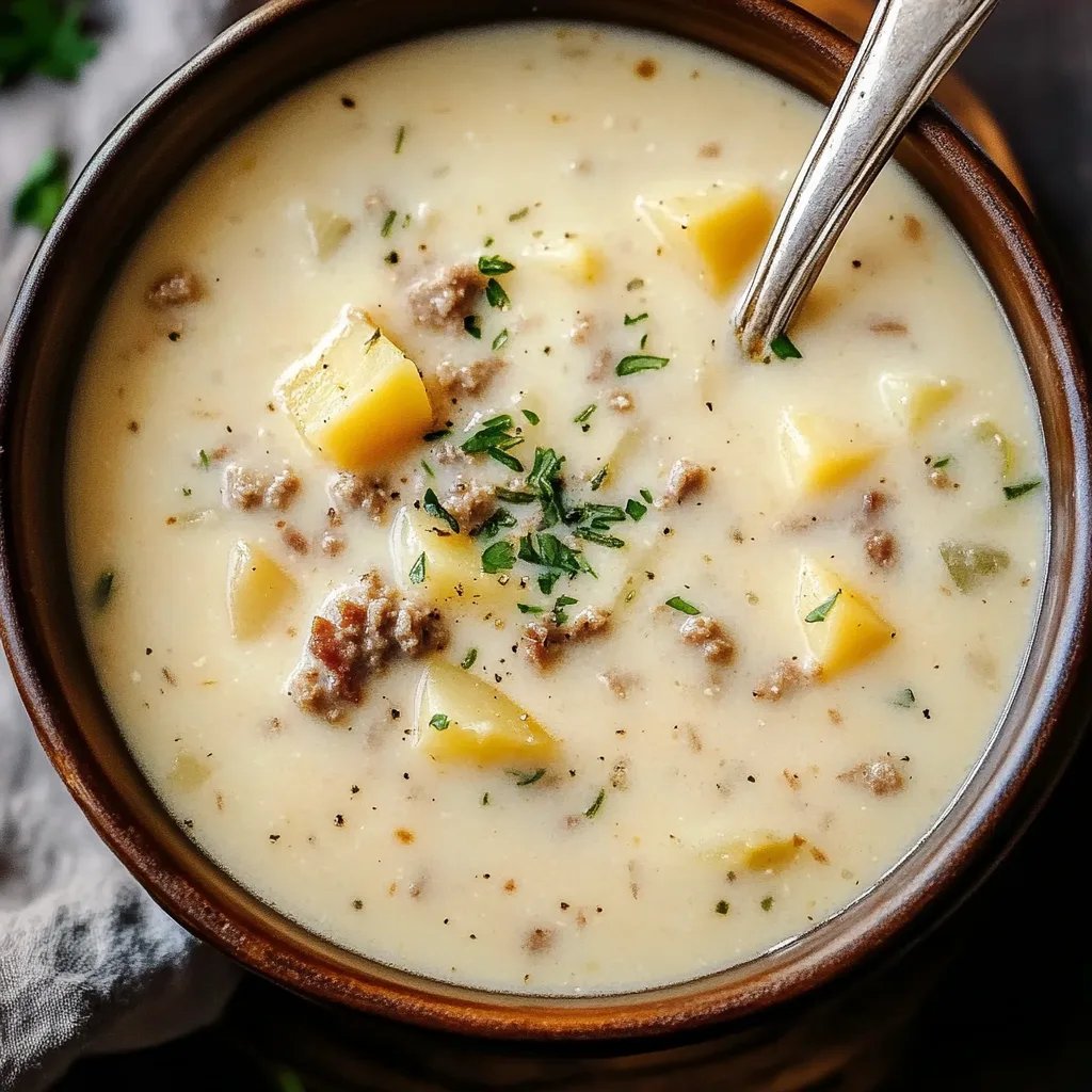 Creamy Sausage & Potato Soup