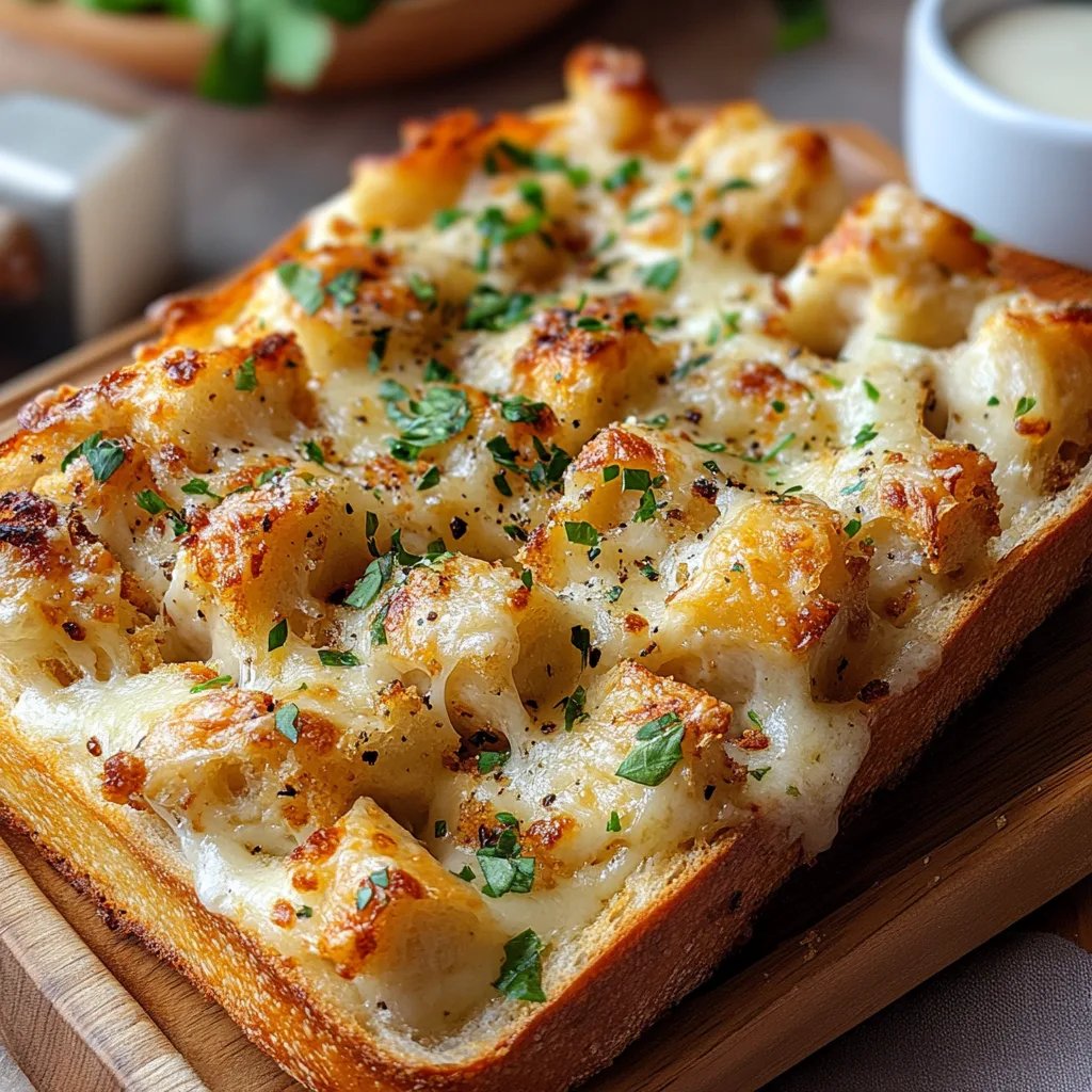 Viral Chicken Alfredo Garlic Bread: An Incredible Recipe Everyone Will Love