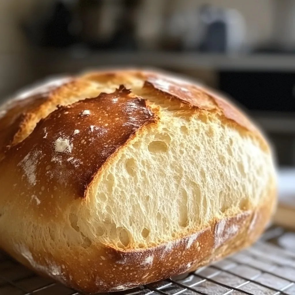 No Knead Gluten Free Bread