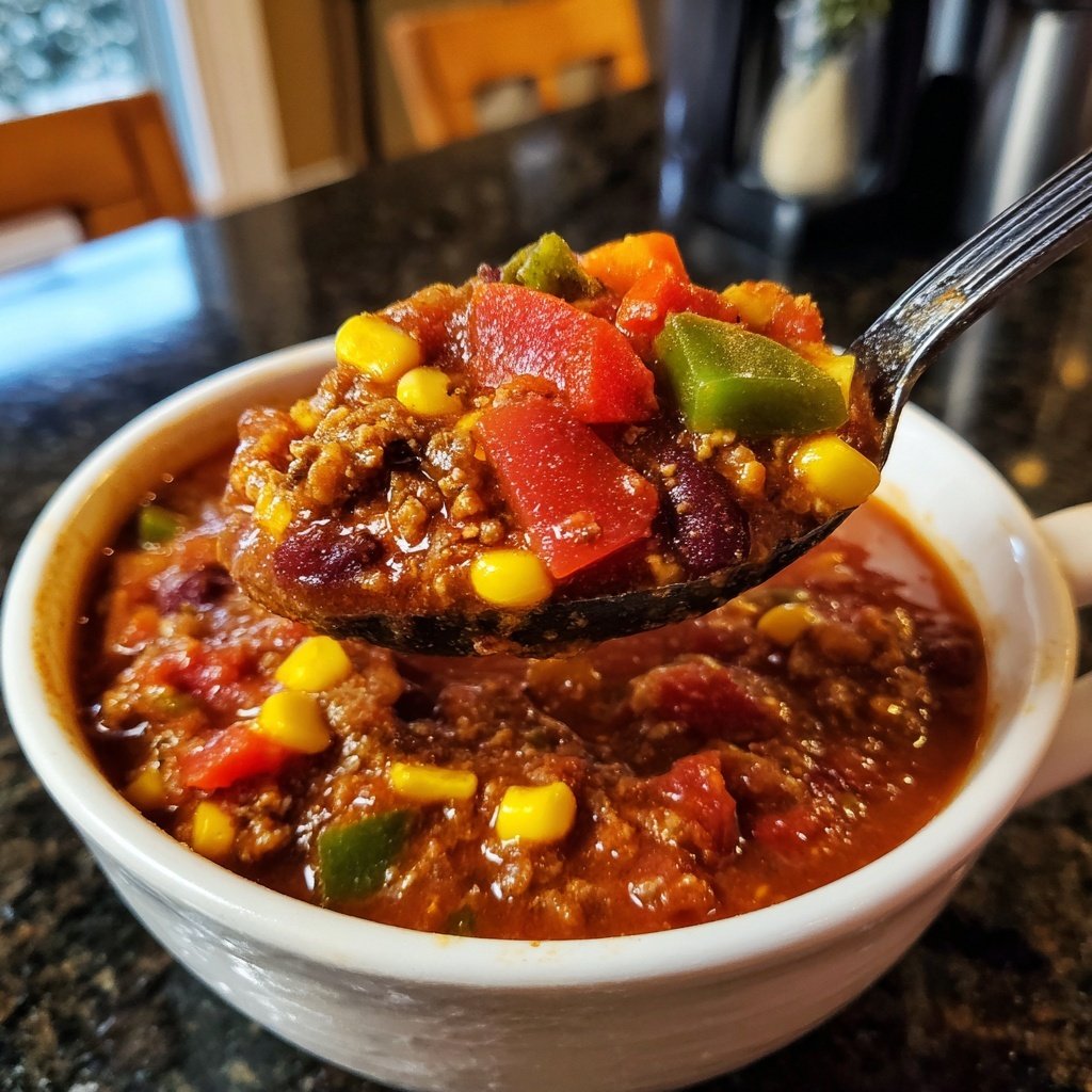 Classic Veggie Chili with Corn