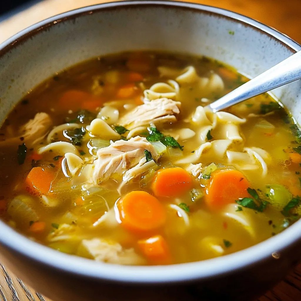 Flu-Fighting Chicken Noodle Soup