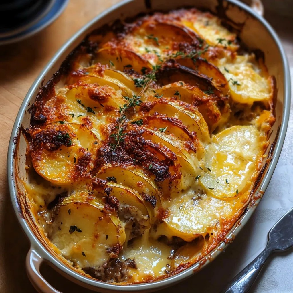Cheesy Root Vegetable Gratin