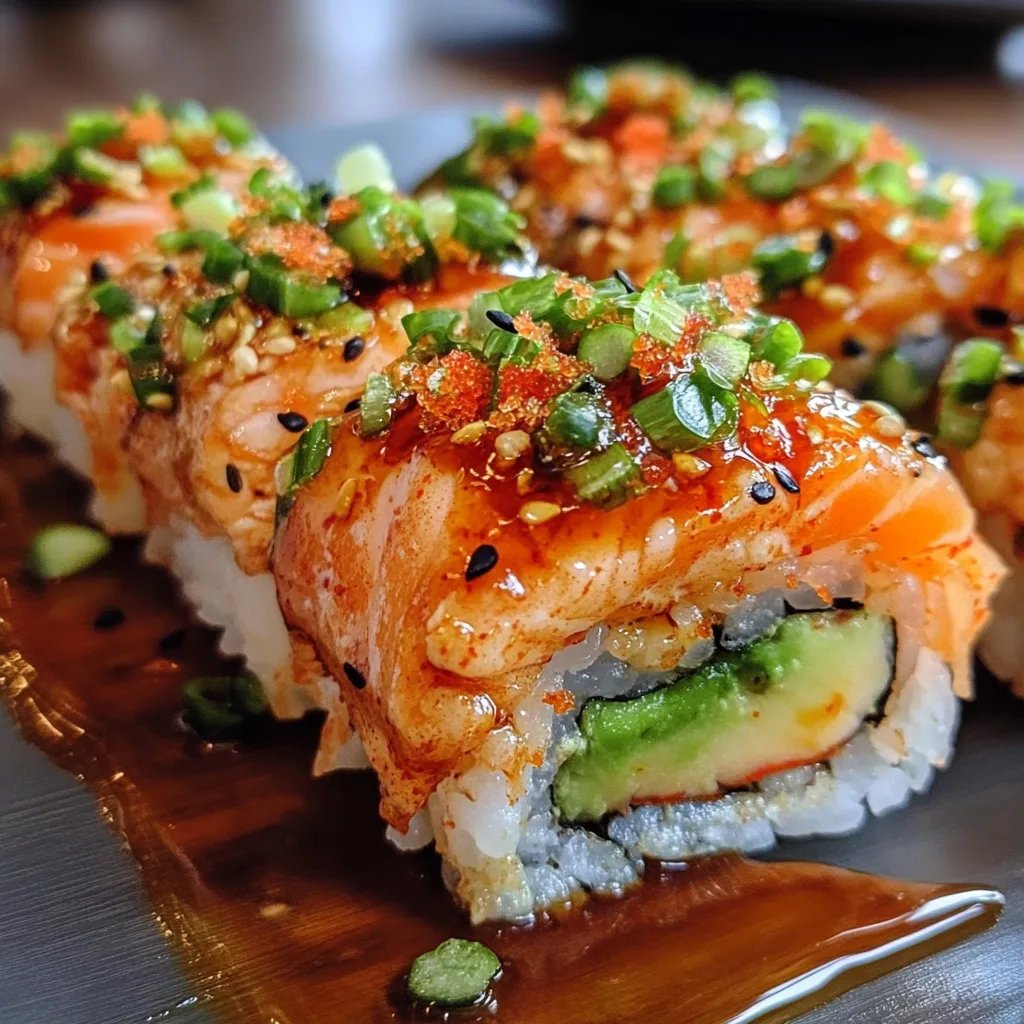 Spicy Salmon Sushi Bake