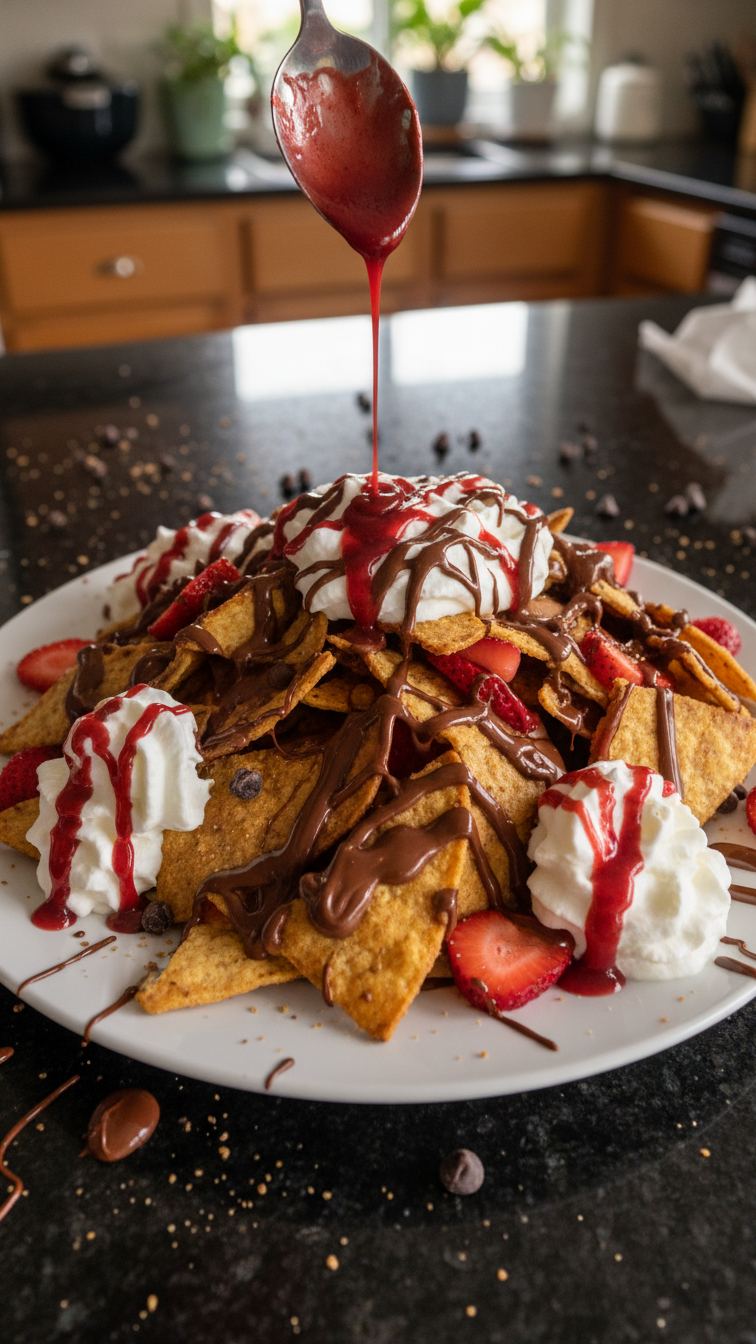 Sweet Breakfast Nachos for Two