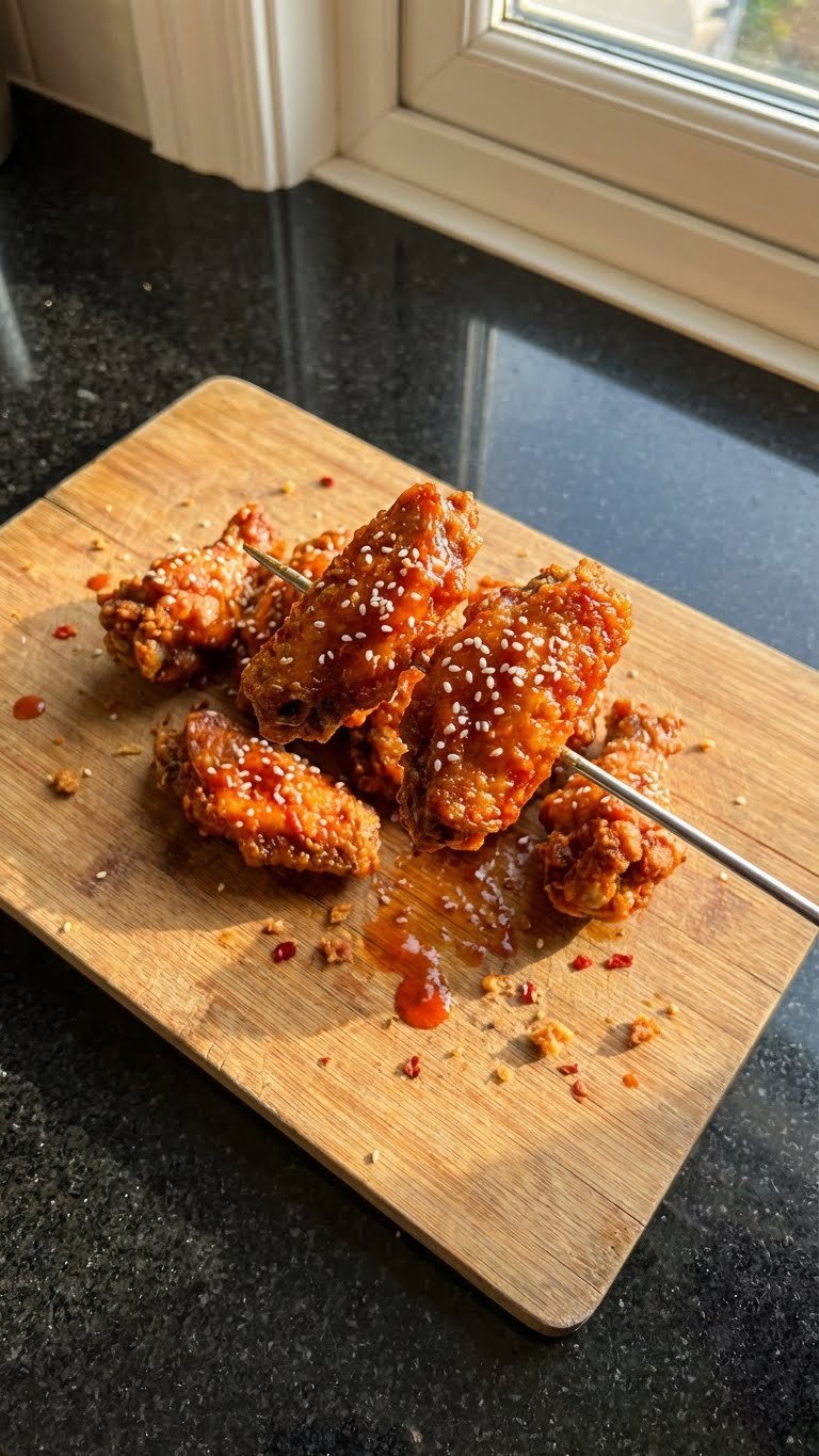 Spicy Sriracha Chicken Wing Madness