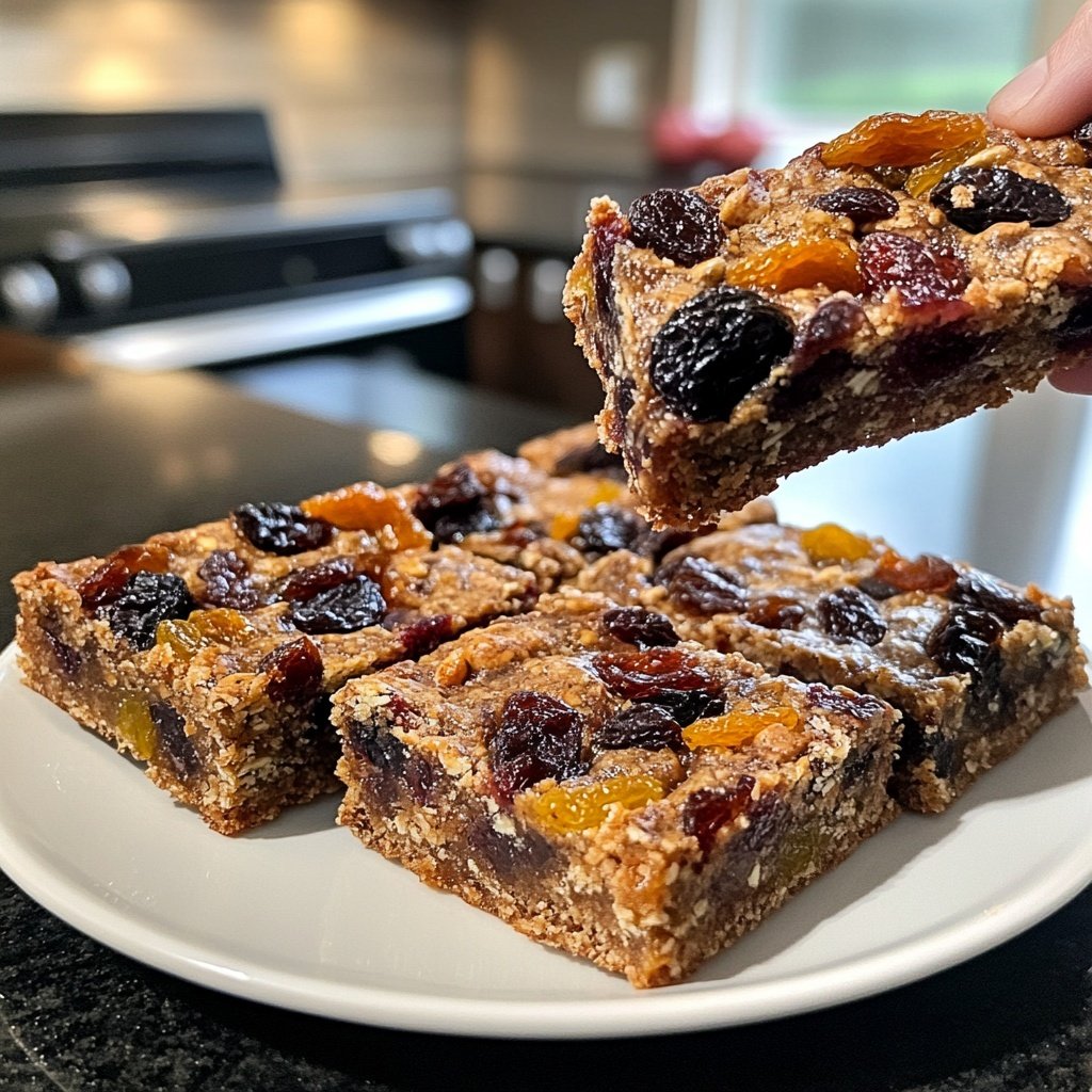 Spiced Mulled Wine Fruit Bars