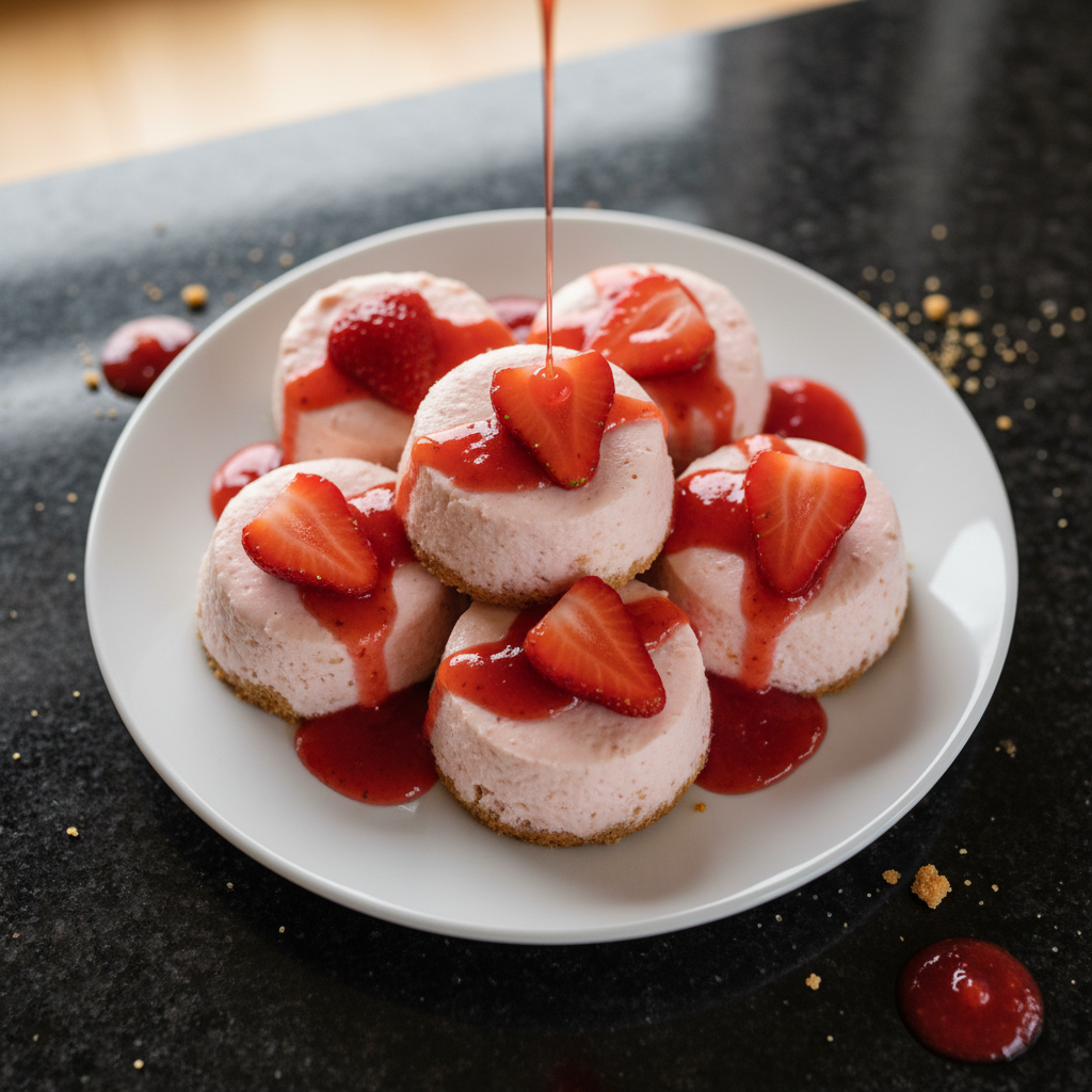 Strawberry Cheesecake Bites