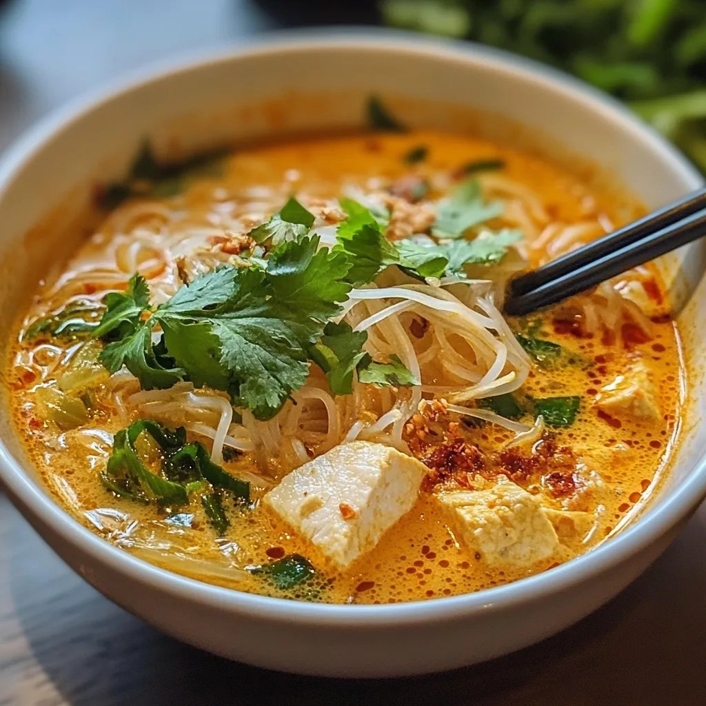 Thai Red Curry Noodle Soup