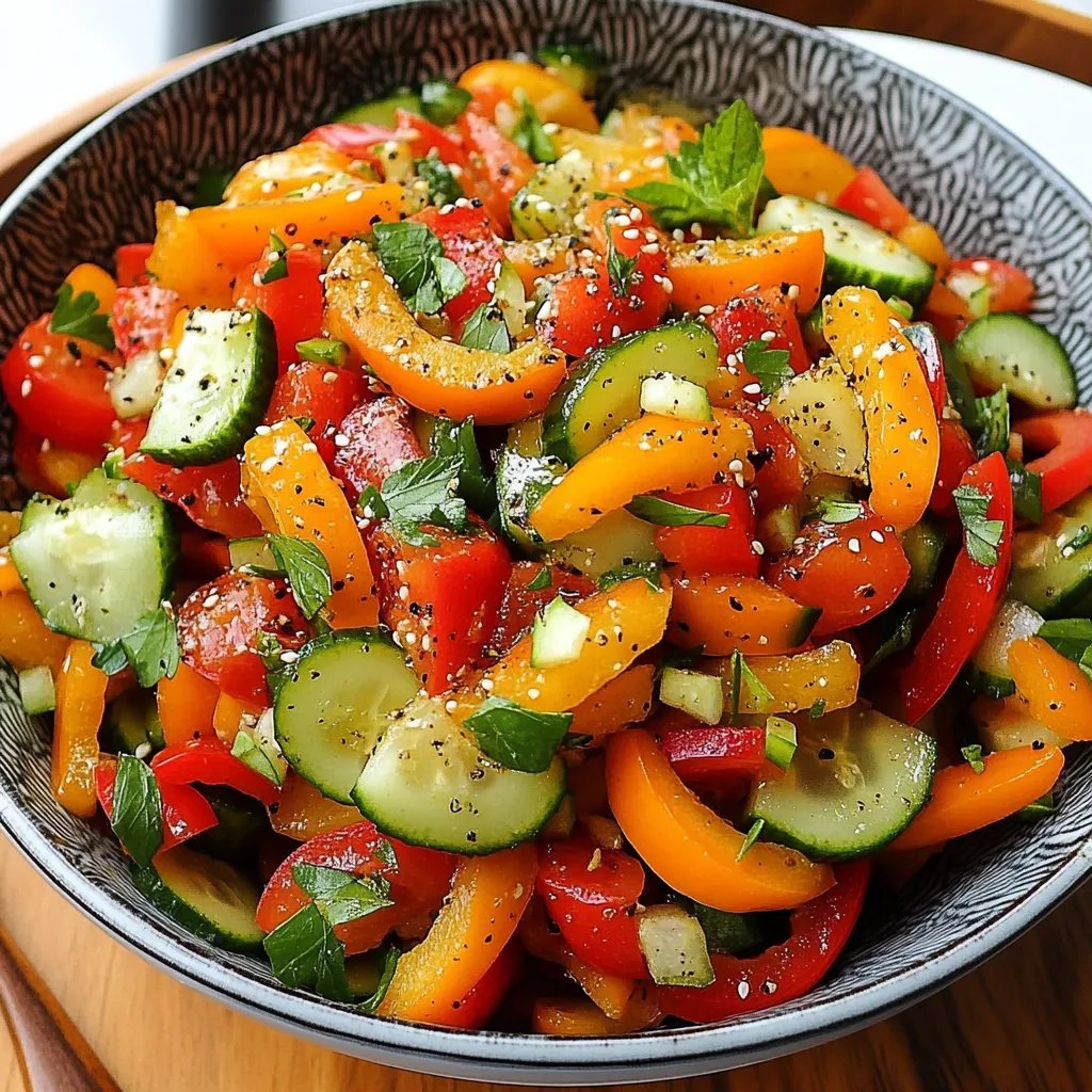 Viral Cucumber Pepper Salad: An Amazing Ultimate Recipe