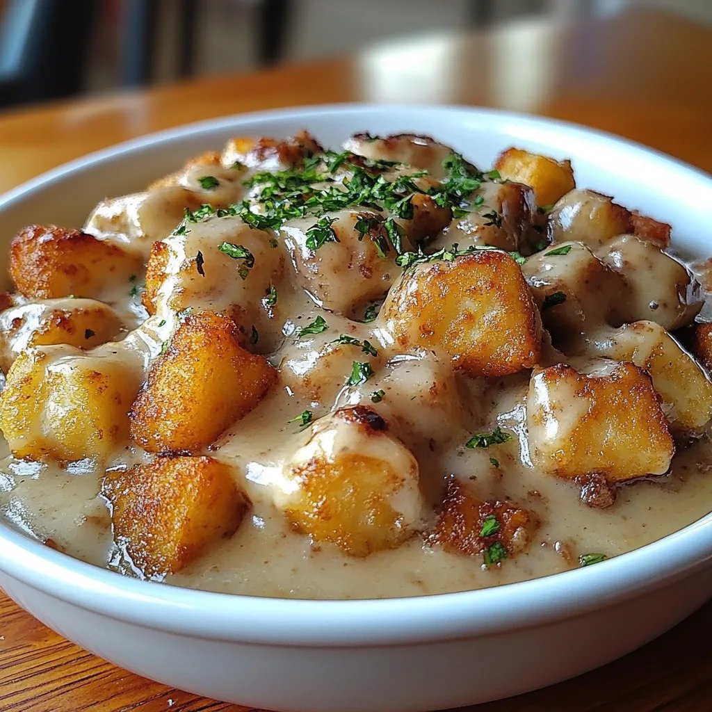 Tater Tot Breakfast Bowl with Sausage Gravy: An Amazing Ultimate Recipe