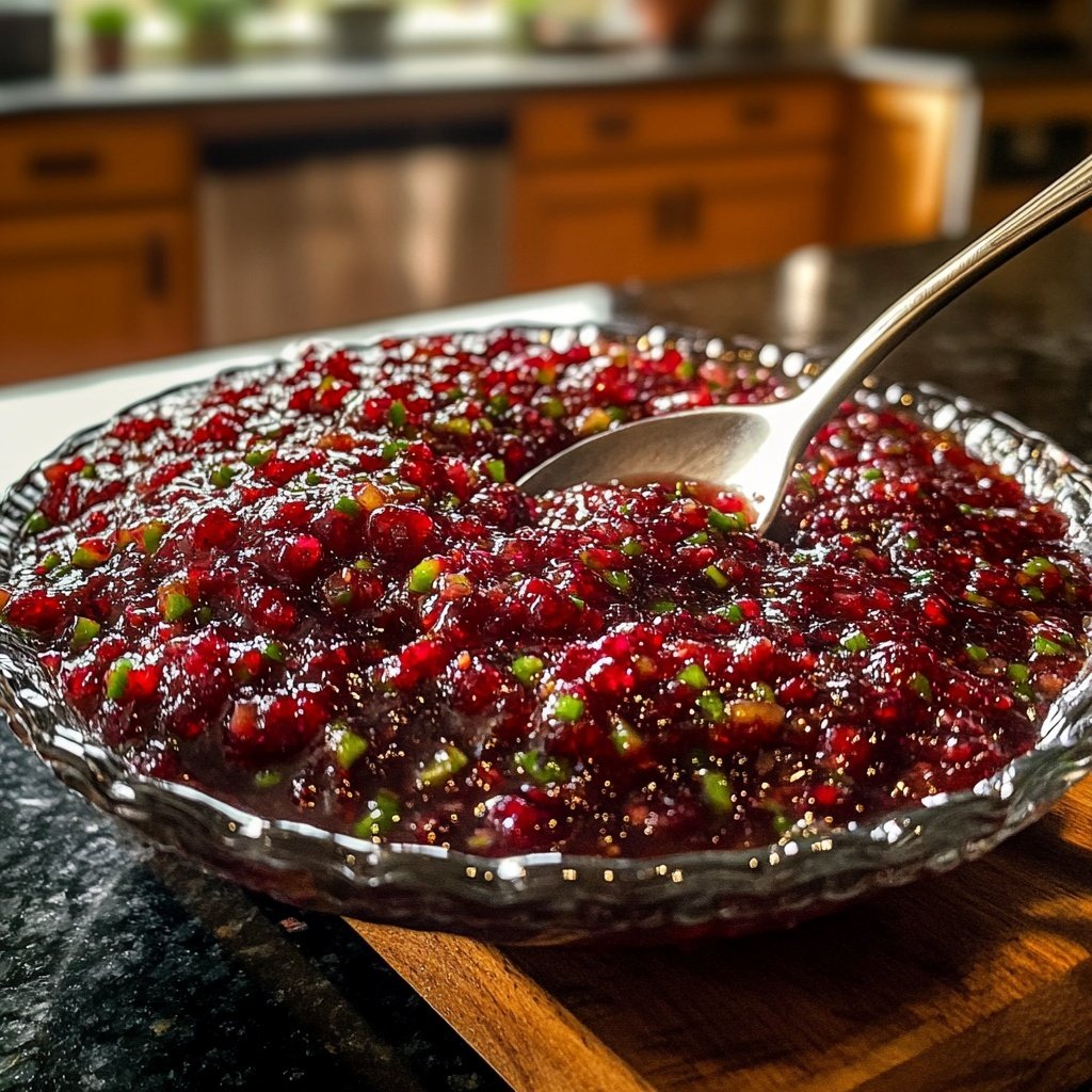 Cranberry Apple Chutney for Cheese and Roasted Meats