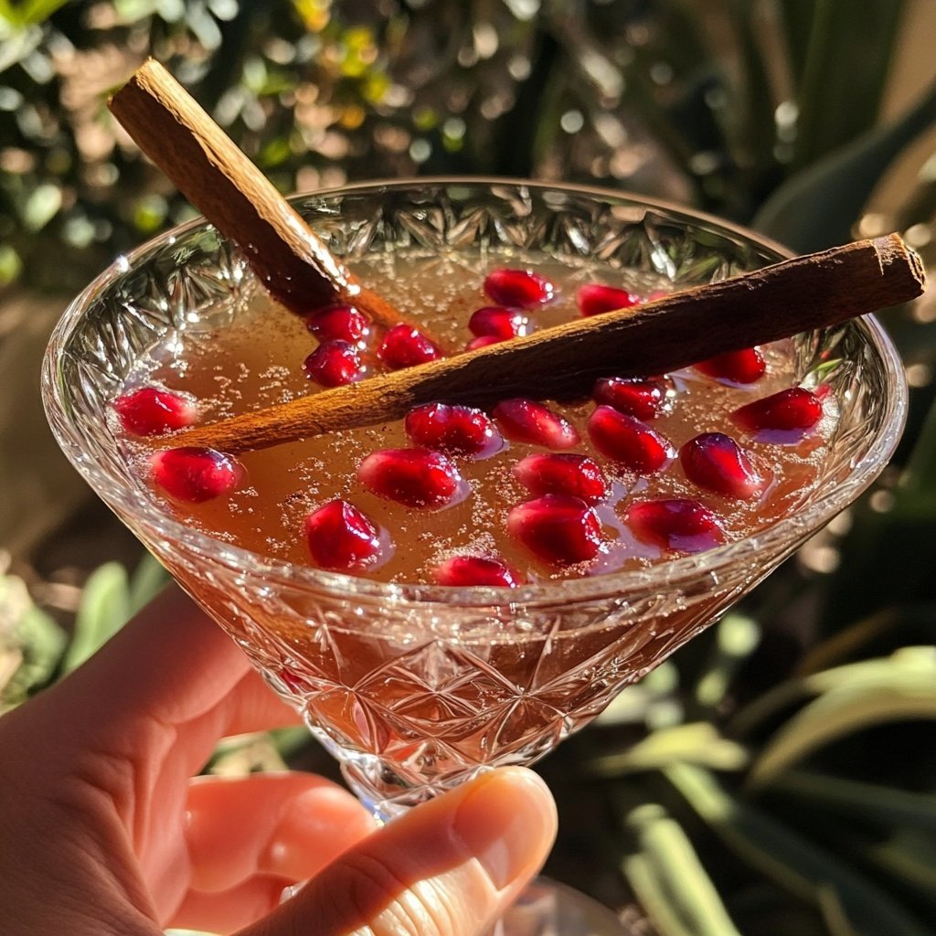 Pomegranate Spice Martini