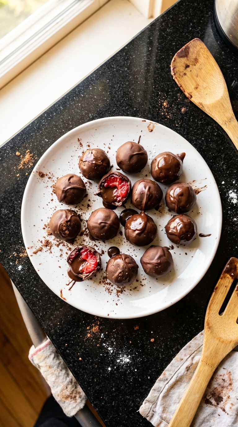 Strawberry Chocolate Truffle Bites