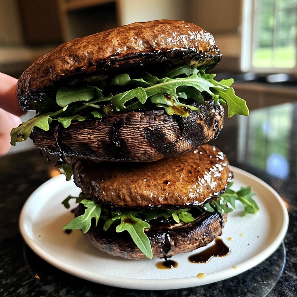 Balsamic Portobello Burgers