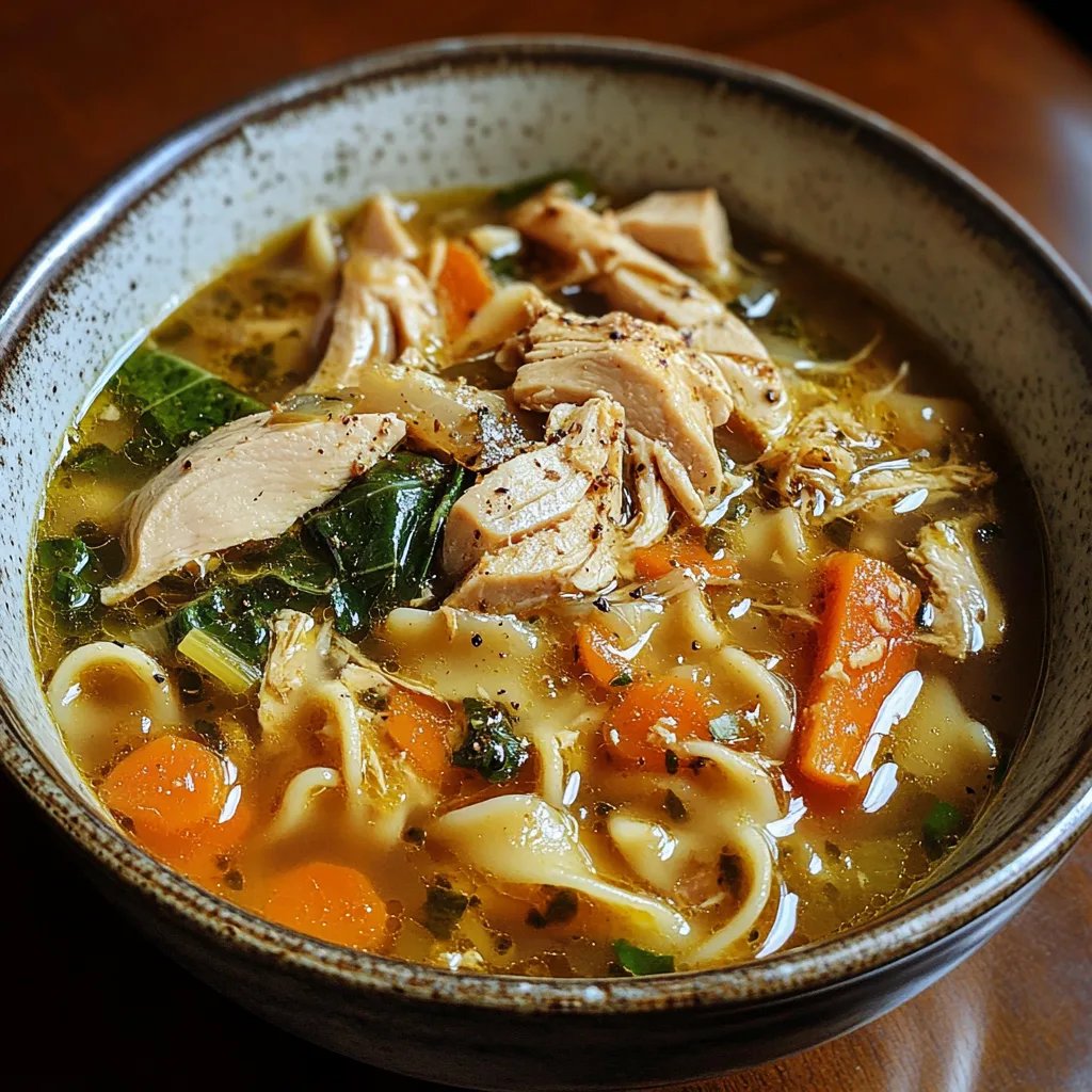 The Best Roasted Chicken Noodle Soup