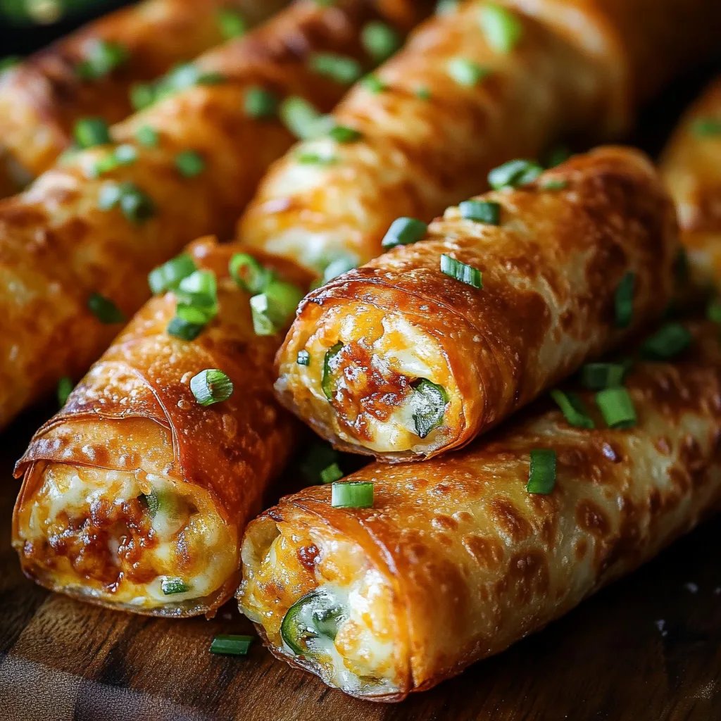 Jalapeno Cheesy Popper Egg Rolls: The Ultimate Amazing Recipe