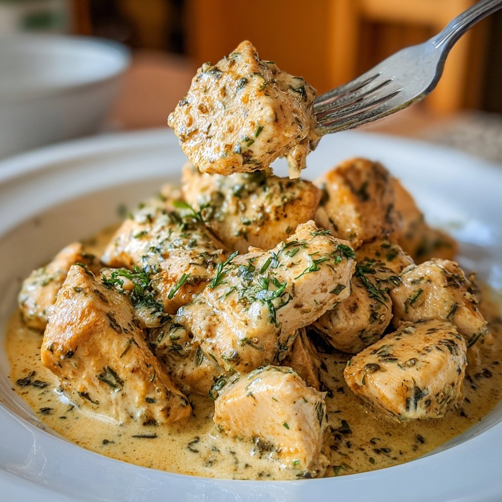 Creamy Chicken Breast with Egg Noodles