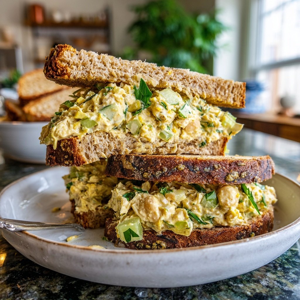 Chickpea Salad Sandwiches