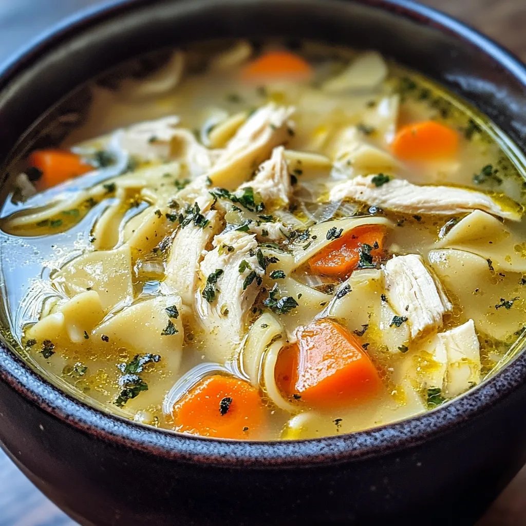 Literally the Best Chicken Noodle Soup