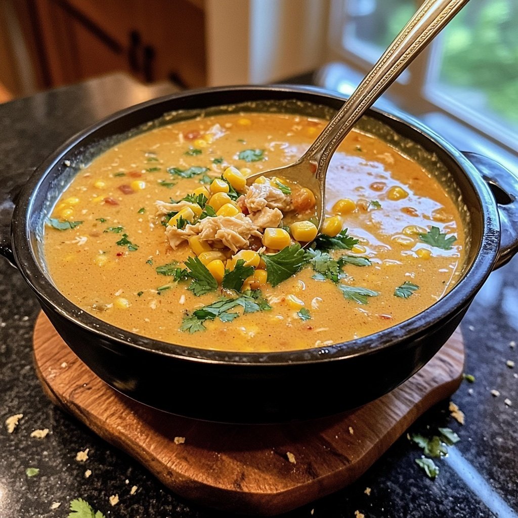 Creamy Chicken Tortilla Soup