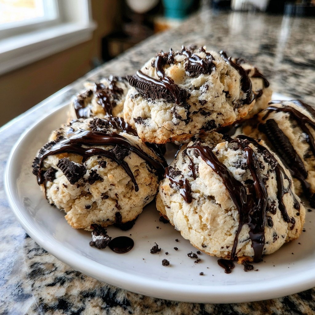 Crumbl Cookies and Cream Milkshake Cookies