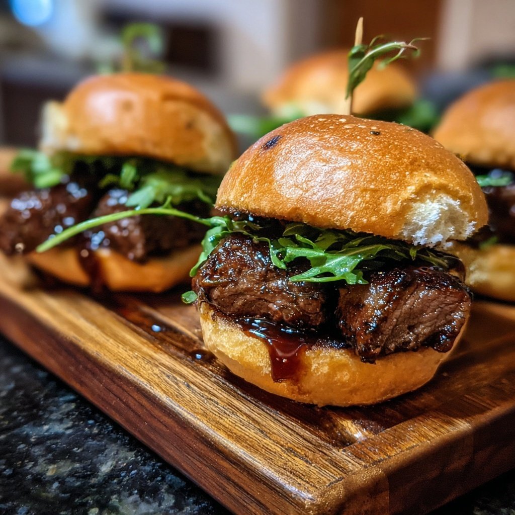 Balsamic Glazed Beef Sliders