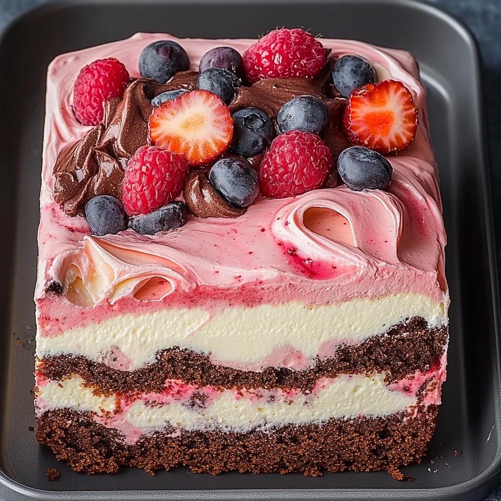 Easy Neapolitan Sheet Cake: An Incredible 3-Layered Recipe