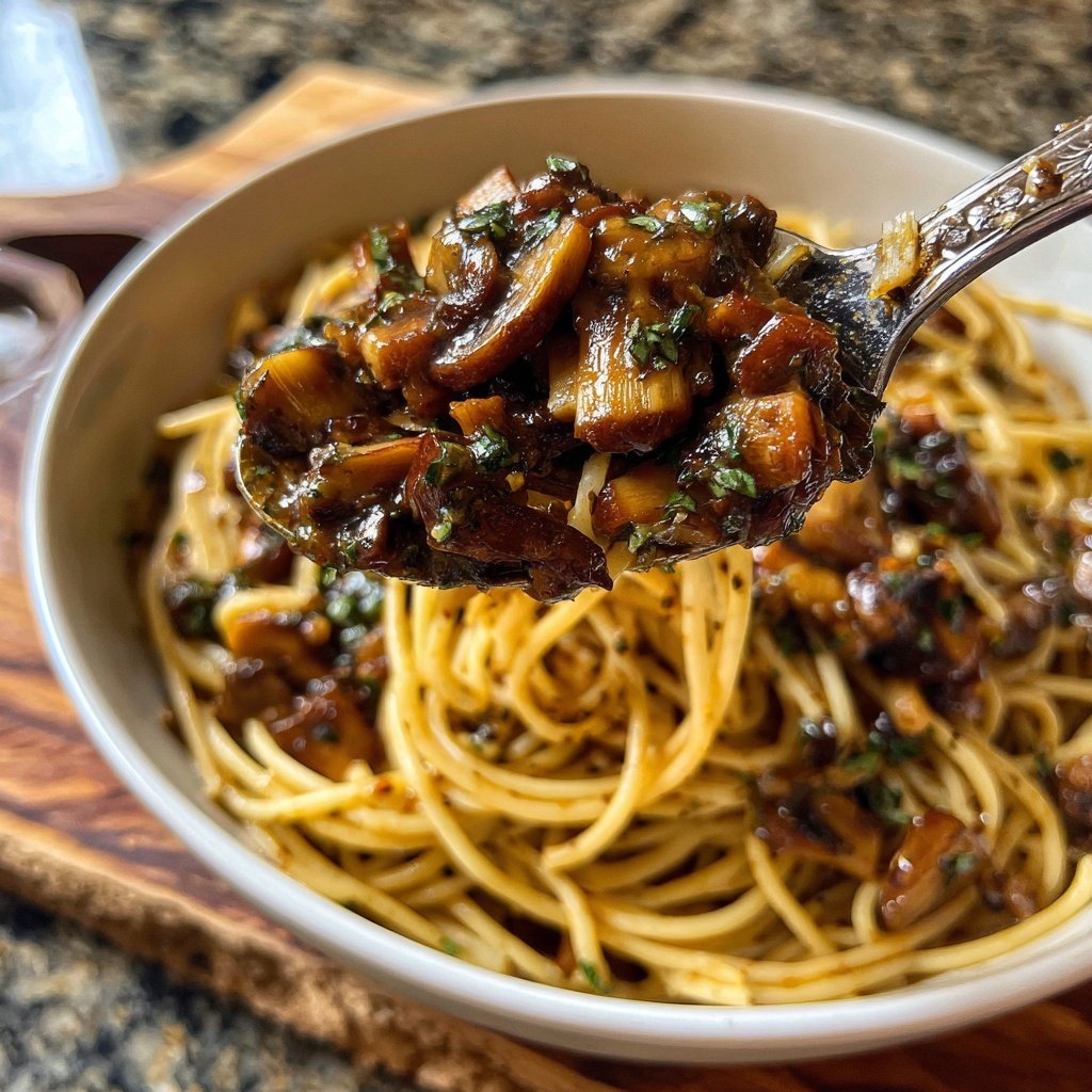 Miso Mushroom Umami Pasta Sauce