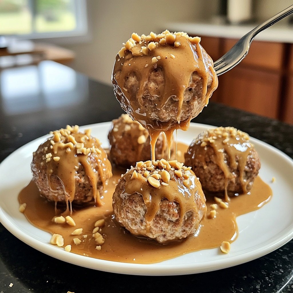 Peanut Butter Meatballs Recipe