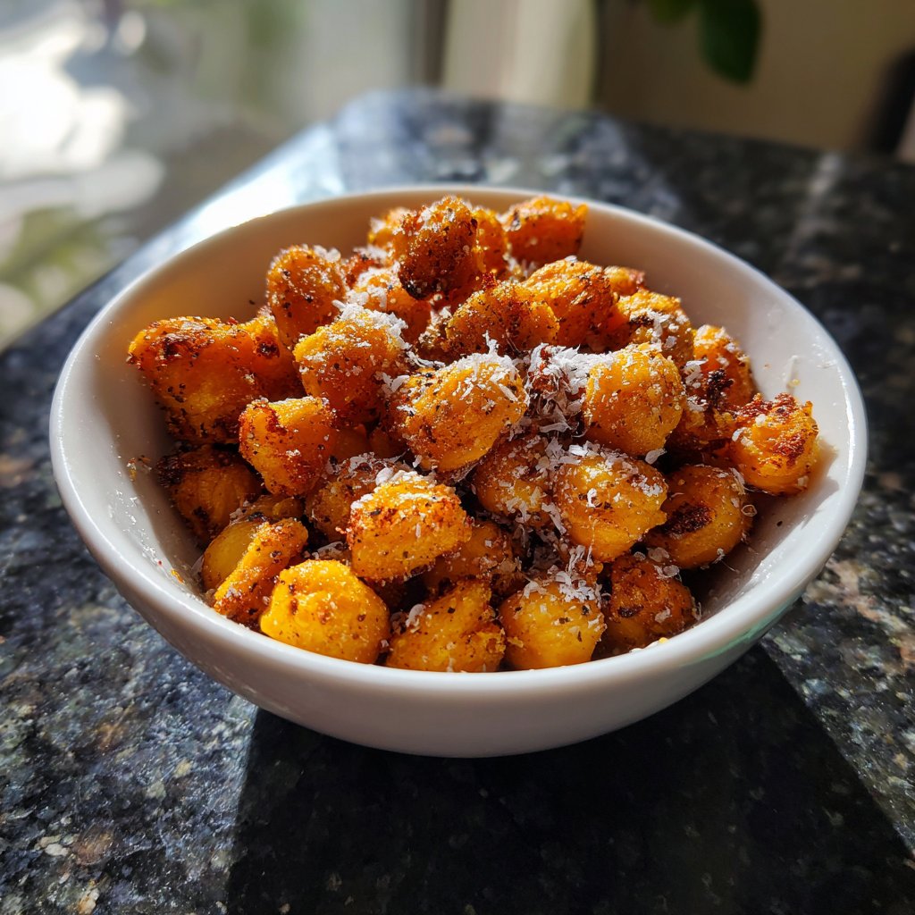 Crispy Sweet Potato Chickpeas