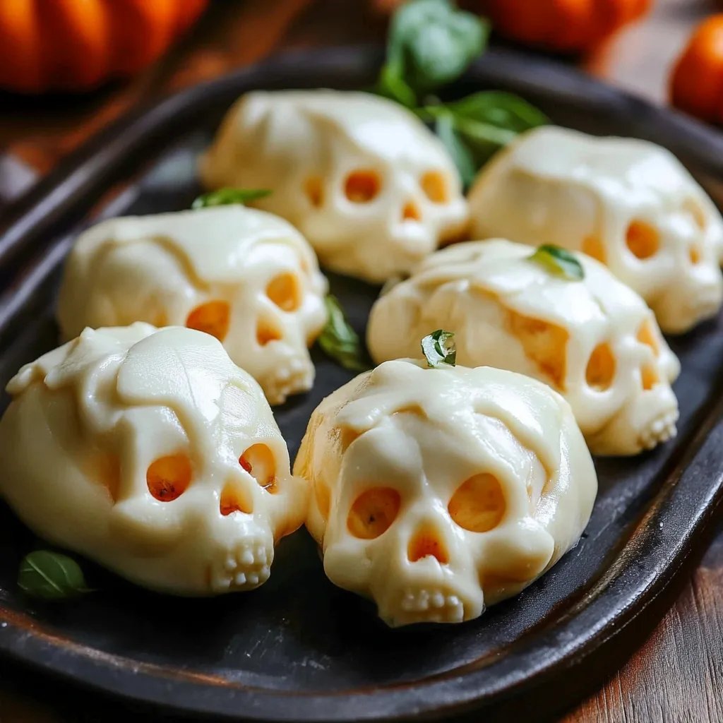 Halloween Mozzarella Skulls: An Amazing Ultimate Recipe