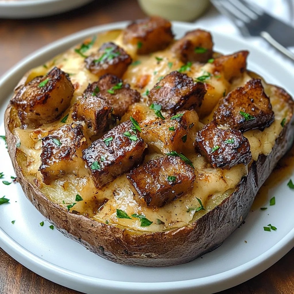 Loaded Baked Potato with Steak Bites: An Incredible Ultimate Recipe