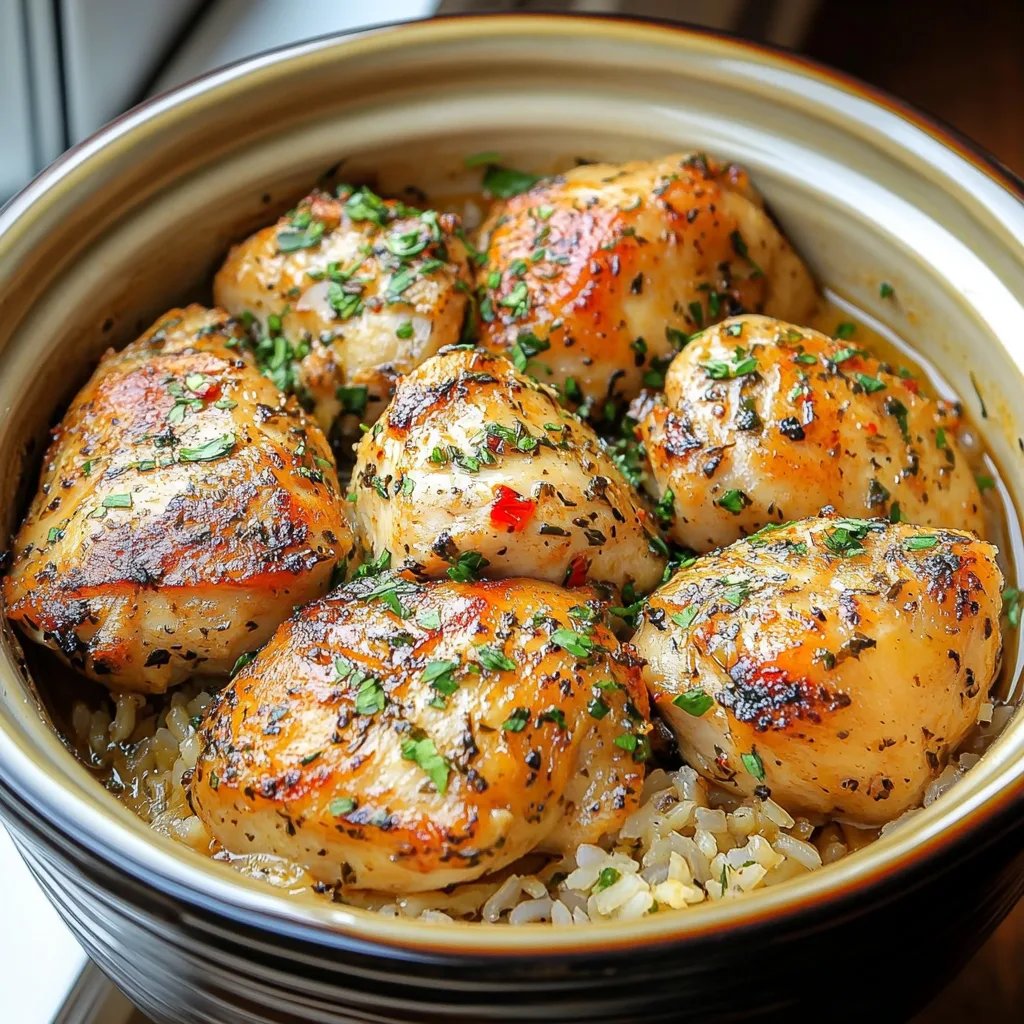 Slow Cooker Lemon Herb Chicken & Rice: An Amazing Ultimate Recipe