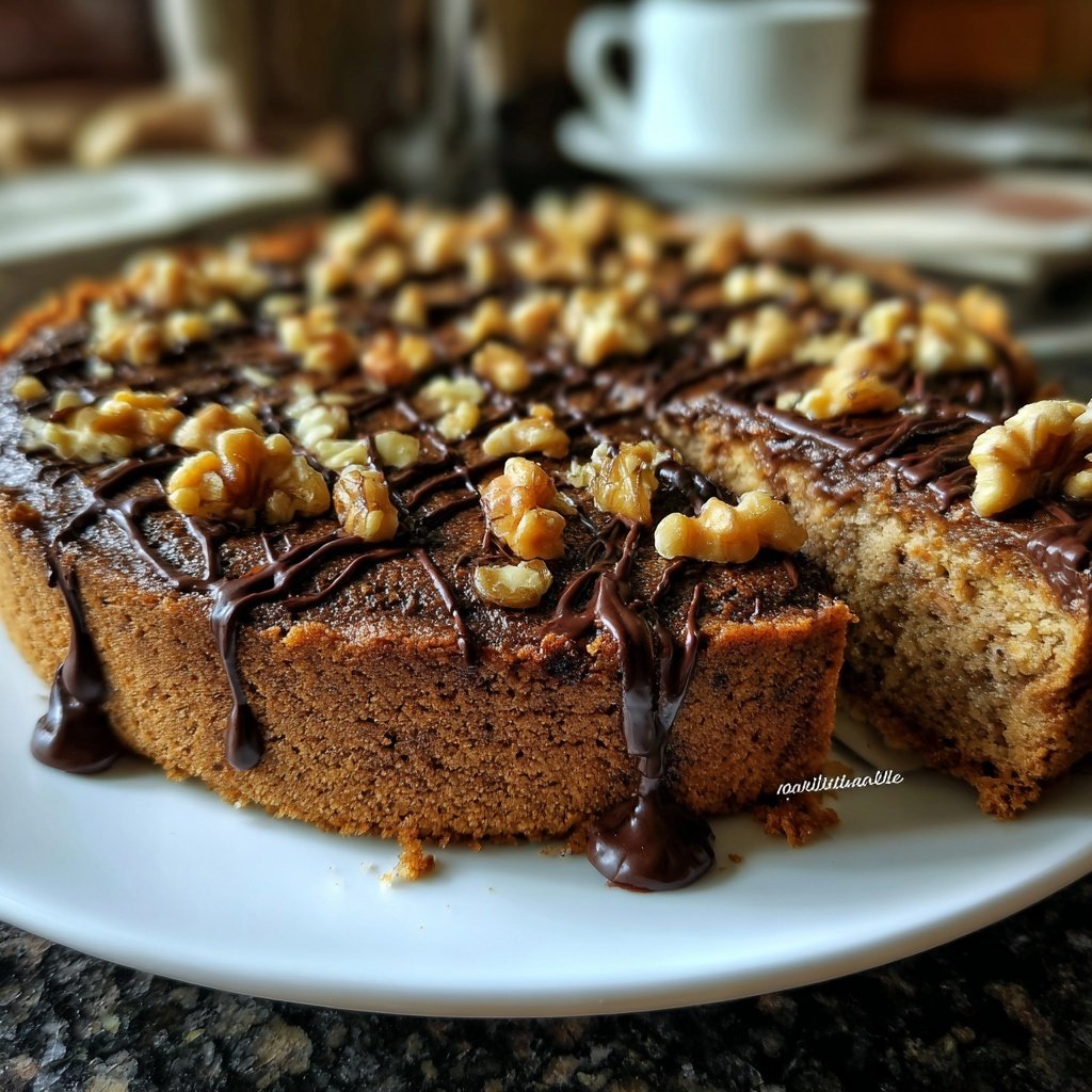 Nutty Cottage Cheese Brownie Tart