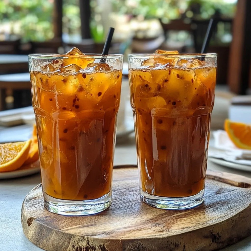 Healthy Thai Iced Tea From Scratch: An Incredible 5-Step Recipe